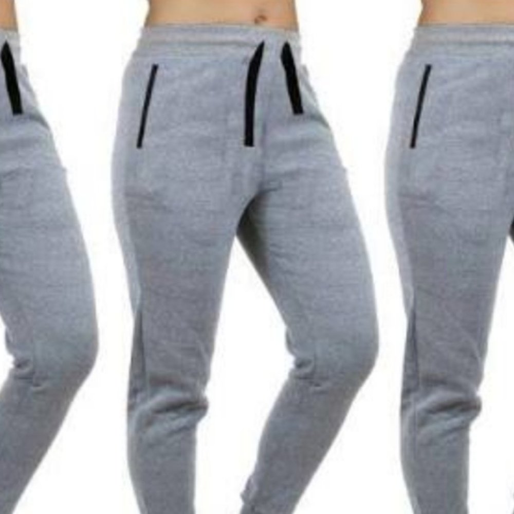 Wicked Stitch Grey Joggers With Pockets Women's Jog Pants Medium NWT